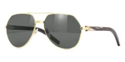 Cartier CT0272S 001 Buffalo Polarised