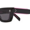 Cutler And Gross Sun 1408 01 Black With Pink Crystal Core
